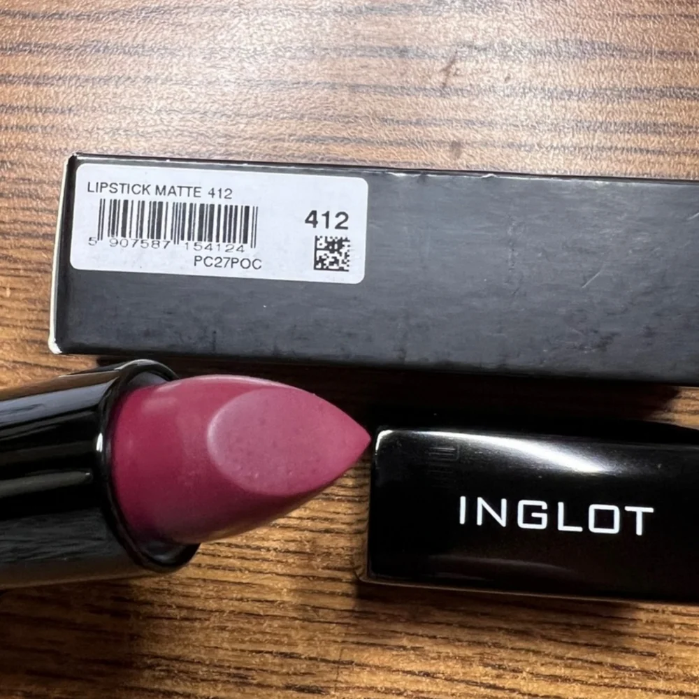 NWT Inglot Matte Lipstick 412 - Shades Of Purple ,shades Of Pink